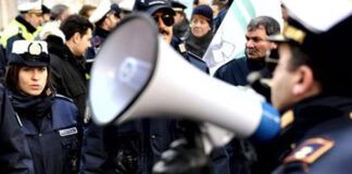 Vigili urbani, sit-in di protesta per il “no” alla vigilanza il 17 aprile