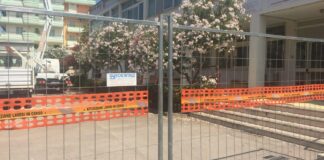 Scuola “Modugno”, al via la messa in sicurezza della facciata
