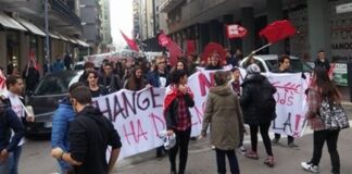 L’Uds Barletta in piazza a Bari contro la mafia