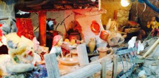 Il “presepe riciclato”: la tradizione del signor Tobia custode del Polivalente