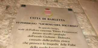 Ripristinata la lapide in memoria dei Martiri delle Foibe