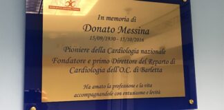 Una targa al Dimiccoli per ricordare Donato Messina