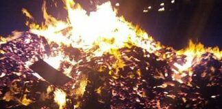Brucia due notti prima il tradizionale falò della Vigilia dell’Immacolata