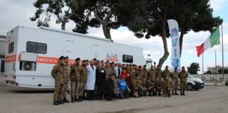 Caserma “Stella”, i militari donano sangue