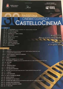 Locandina Castello Cinema 2018