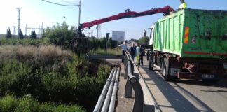 Ciappetta Camaggio, canale liberato da detriti e vegetazione