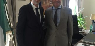 Il Console generale dell’Ucraina Viktor Hamotskyi in visita in Prefettura
