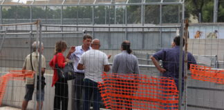 Eliminazione semafori di via Foggia, cantiere operativo