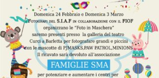 Carnevale, foto in maschera per sostenere l’associazione Famiglie SMA