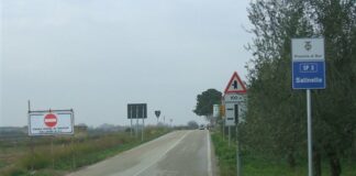 Maltempo Barletta, interrotta e chiusa al traffico strada delle Salinelle