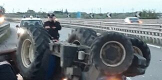 Tragedia sulla SS 16 bis, trattore si ribalta: muore agricoltore 43enne