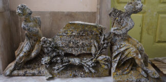 Zagaria: il restauro dello Stemma di Barletta del Teatro Curci