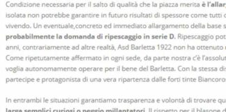 Barletta 1922, lo sguardo è già al futuro