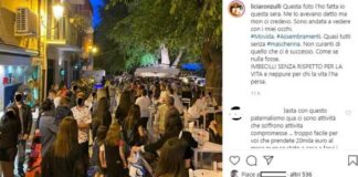 Licia Ronzulli pubblica foto movida Barletta: “Imbecilli”