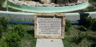 Infranta la lapide dedicata a monumento Madonna, la rabbia di Cannito
