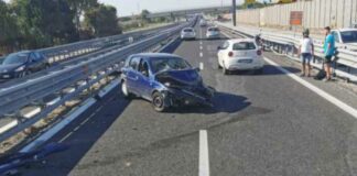 Perde il controllo e finisce contro il guard rail: giovane illeso sulla Andria-Barletta