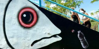 Borgiac colpisce ancora: il messaggio contro la plastica a Barletta
