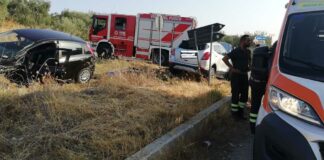 Incidente sulla Sp12, due auto coinvolte