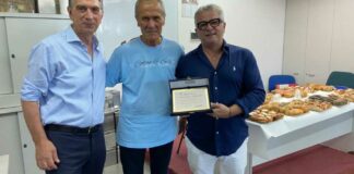 Tre dipendenti in pensione, il ringraziamento di Barsa