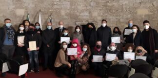 Corsi formativi, la cerimonia di consegna degli attestati a Barletta