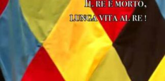 “Il re è morto, lunga vita al re”, installazione artistica di Bruno Palmitessa