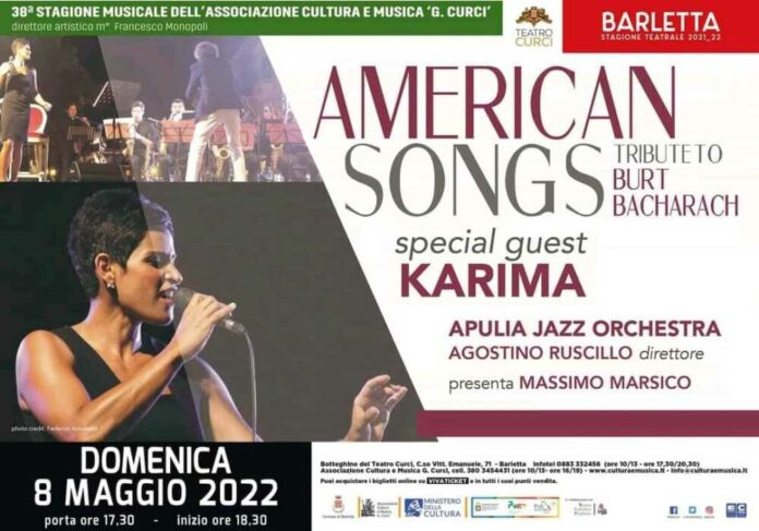 Locandina Karima e Apulia Jazz Orchestra
