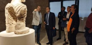 Il Direttore Generale Musei del Ministero della Cultura, Massimo Osanna, in visita a Barletta