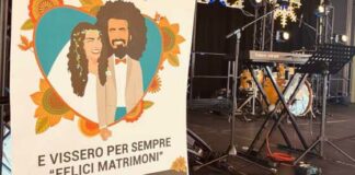 Caparezza “viene a sposarsi in Puglia”: oggi le nozze a Barletta con Albina