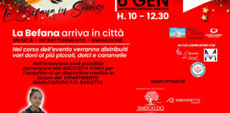 “La Befana in Sorriso” arriva a Barletta
