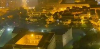 Mezzanotte di Capodanno a Barletta vista dal drone – VIDEO