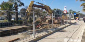 Litoranea Ponente, sversamento anomalo di liquidi in mare
