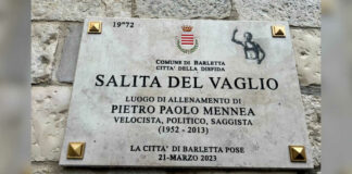 Una targa ricorda Mennea a dieci anni dalla scomparsa