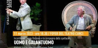 Dal 10 al 12 marzo Geppy Gleijeses e Lorenzo Gleijeses a Barletta in “Uomo e galantuomo”
