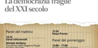 La Democrazia fragile del XXI Secolo: un convegno a Barletta