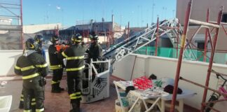 Cade da una impalcatura: operaio ferito a Barletta