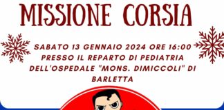 Supereroi in corsia nella Pediatria di Barletta il 13 gennaio alle 16