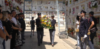 La Questura BAT ricorda a Barletta l’agente scelto Tommaso Capossele