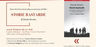 Venerdì 28 febbraio “Storie bastarde” di Davide Desario al Castello di Barletta