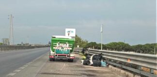 Bonifica ambientale sulla S.S. 16 Adriatica: raccolti 15 quintali di rifiuti