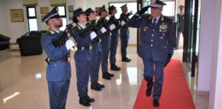 GdF della BAT, la visita del comandante regionale Guido Mario Geremia