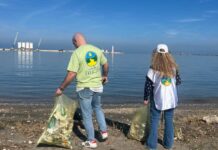 Raccolta rifiuti alla Lega Navale di Barletta: al lavoro i volontari della “Via della Felicità”