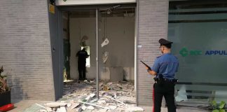 Assalto a bancomat anche a Barletta, colpo fallito e stabile inagibile